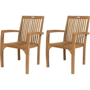 MaximaVida teak houten stoel Sunda - doos per 2 stuks