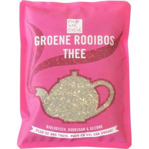 Into the Cycle Rooibos Thee Groen - Groene Rooibos Thee Biologisch - Losse Thee - 150 Gram Zak NL-BIO-01