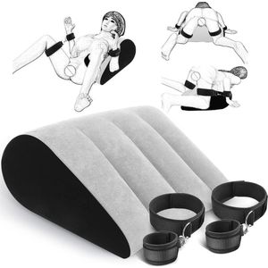 DD® Sex Stoel - Sex Meubel - Sex Chair - Kussen Handboeien Set - 21x15x7cm - Grijs