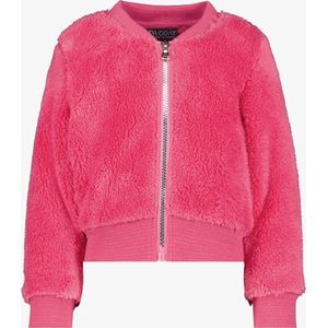 TwoDay meisjes teddy vest roze - Maat 122/128