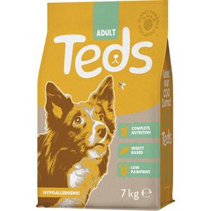 Teds Adult Insect Hypoallergeen Insecten - Hondenvoer - 7 kg - Voor middelgrote en grote hondenrassen