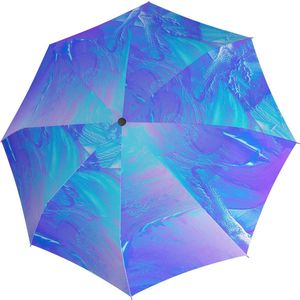 Knirps Paraplu T.200 Medium Duomatic Art Ice Blauw