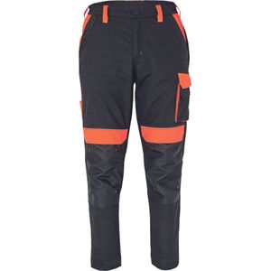 Cerva MAX VIVO broek 03520085 - Zwart/HV Oranje - 52