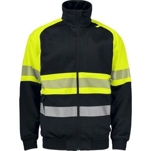 ProJob 6120 SIGNALISATIE SWEATER EN ISO 20471 KLASSE 1 646120 - Geel/Zwart - L