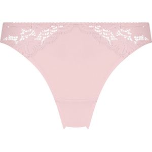 Hunkemöller Dames Lingerie String Andrea - Roze - maat XL