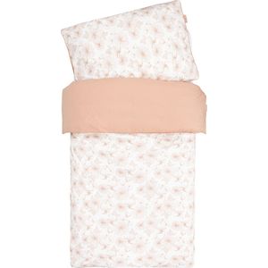 Tuck-inn dekbedovertrek 120x150cm Flower Powder