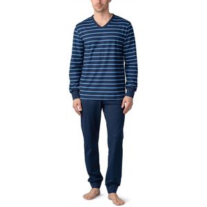 Mey Tweedelige Lange Pyjama Heren 11289 - 58 - Blauw