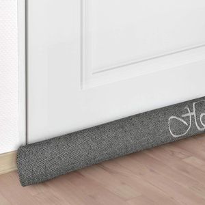Tochtstopper 100cm Tuuli - 1kg Zware Deur Tochtrol als Windstopper voor Deuren en Ramen - Lang Tochtwering Kussen Home - Deurworst in Antraciet