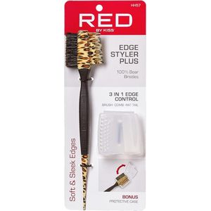 3-in-1 Edge Borstel en Kam voor Haar Styling