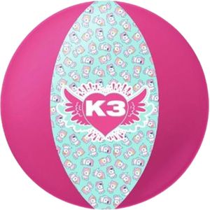 K3 Strandbal - Roze / Blauw - 33 cm - Opblaasbaar - Zomer - Zwemmen -