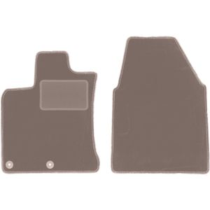 Beige voormatten voor: Nissan Qashqai I J10 crossover (2006-2013)