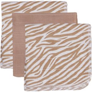 Blush & Blossom Zebra 30 x 30 cm 3 Stuks Hydrofiel Monddoekjes TR-BB443407