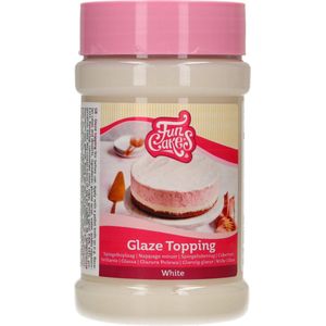 FunCakes Glaze Topping - Koude Gelei voor Bavarois, Taarten en Desserts - Wit - 375g