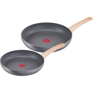 Tefal Natural Force - Pannenset - Koekenpannen Ø24 & Ø28 cm