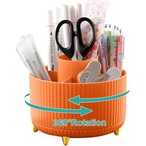 Unyqoos ® Bureau Organizer met 360 Graden Rotatie en Meerdere Sorteervakken voor Efficiënte Opslag