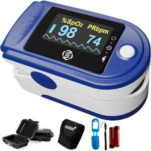 Equivera Saturatiemeter - Oximeter - Zuurstofmeter - Handig en Makkelijk in Gebruik
