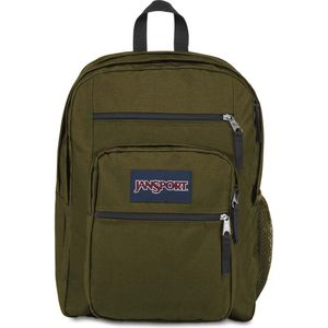 JanSport BIG STUDENT Rugzak 34 Liter - 15 inch laptopvak - Army Green