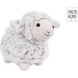 Take Me Home Knuffel Schaap 26 Cm Pluche Beige