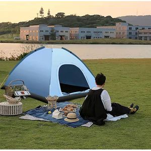 Pop-up tent voor 1 persoon, strandtent, snel op te zetten, waterdicht, lichtgewicht, kamperen, ademend, voor kamperen, klimmen, vissen, survival, festivals