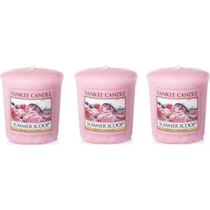 Yankee Candle Votive Geurkaarsen - Summer Scoop - 3 Stuks