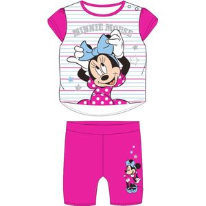 Minnie Mouse pyjama - maat 68 - Disney shortama - roze