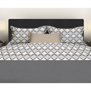 Lakenset Romanette Flanel Tolbiac - Silver