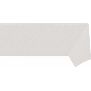 Raved Tafelzeil Ruit  140 cm x  180 cm - Wit - PVC - Afwasbaar