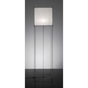 Hollands Licht Lotek lamp classic design Benno Premsela frame zwart doek wit
