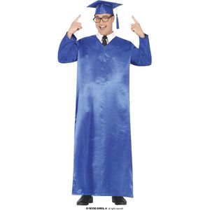Geslaagd Toga Blauw Volwassenen - Maat S