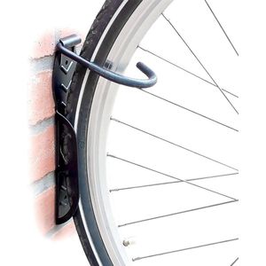 Relaxdays fiets ophangsysteem - fietsbeugel muur - 2 stuks - tot 25 kg - fietshouder wand
