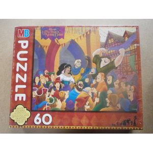 puzzel MB 60 stukjes de klokkenluider van de  notre dame