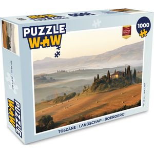 Puzzel Toscane - Landschap - Boerderij - Legpuzzel - Puzzel 1000 stukjes volwassenen
