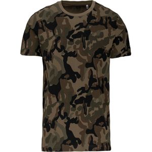 Kariban T-shirt camo korte mouwen K3030 - Olive Camouflage - L