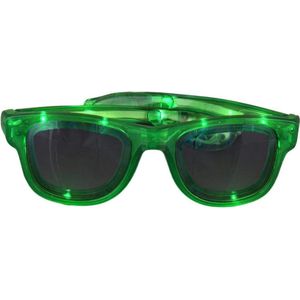Lichtgevende Bril - Groen - LED