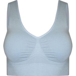 MAGIC Bodyfashion niet-voorgevormde bh top Comfort Bra Bamboo lichtblauw