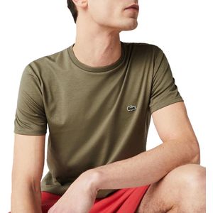 Lacoste - T-Shirt Overview Groen - Heren - Maat M - Regular-fit