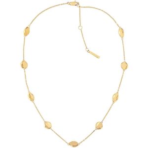 Calvin Klein CJ35000125 Dames Ketting - Sieraad - Staal - Goudkleurig - 5 mm breed