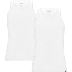 PUMA basic 2P O-hals tanktop wit - XL