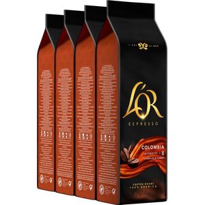 L'OR Espresso Origins Colombia Koffiebonen - Intensiteit 8/12 - 4 x 500 gram