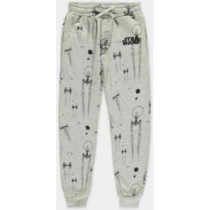 Disney Star Wars - Space Vehicles Kinder joggingbroek - Kids 146 - Grijs