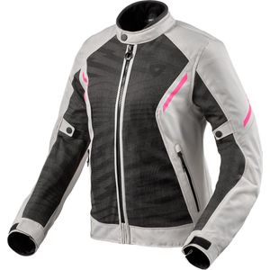 REV'IT! Jacket Torque 2 H2O Ladies Black Light Grey 34 - Maat - Jas