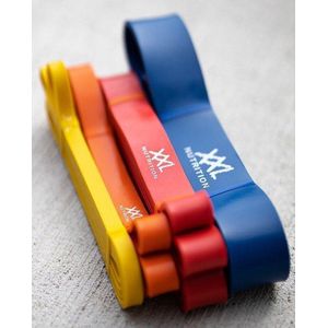 XXL Nutrition - Power Bands - Weerstandsbanden Fitness & Krachttraining - Geel: Light 2-15kg
