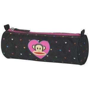 Paul frank Etui rond zwart hartjes