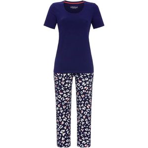 Ringella pyjama panterprint blauw - Blauw - Maat - 36