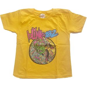 Blink182 - Overboard Event Kinder T-shirt - Kids tm 12 jaar - Geel