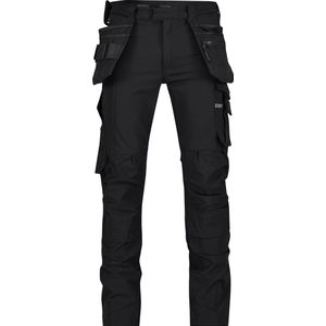 DASSY® Matrix Stretch holsterzakkenbroek met kniezakken - maat 48 - ZWART