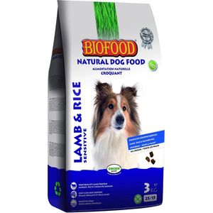 Biofood Hondenvoer - Lam/Rijst - 3 kg