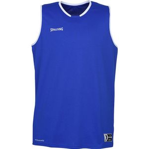 Spalding Move Tanktop Heren  Basketbalshirt - Maat L  - Mannen - blauw/wit