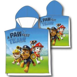 PAW Patrol Poncho Katoen - 60 x 120 cm - Multi