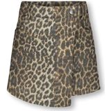 ONLY KOGNAOMI WASHED AOP SKORTS CS PNT Meisjes Broek - Toasted Coconut Leo Washed